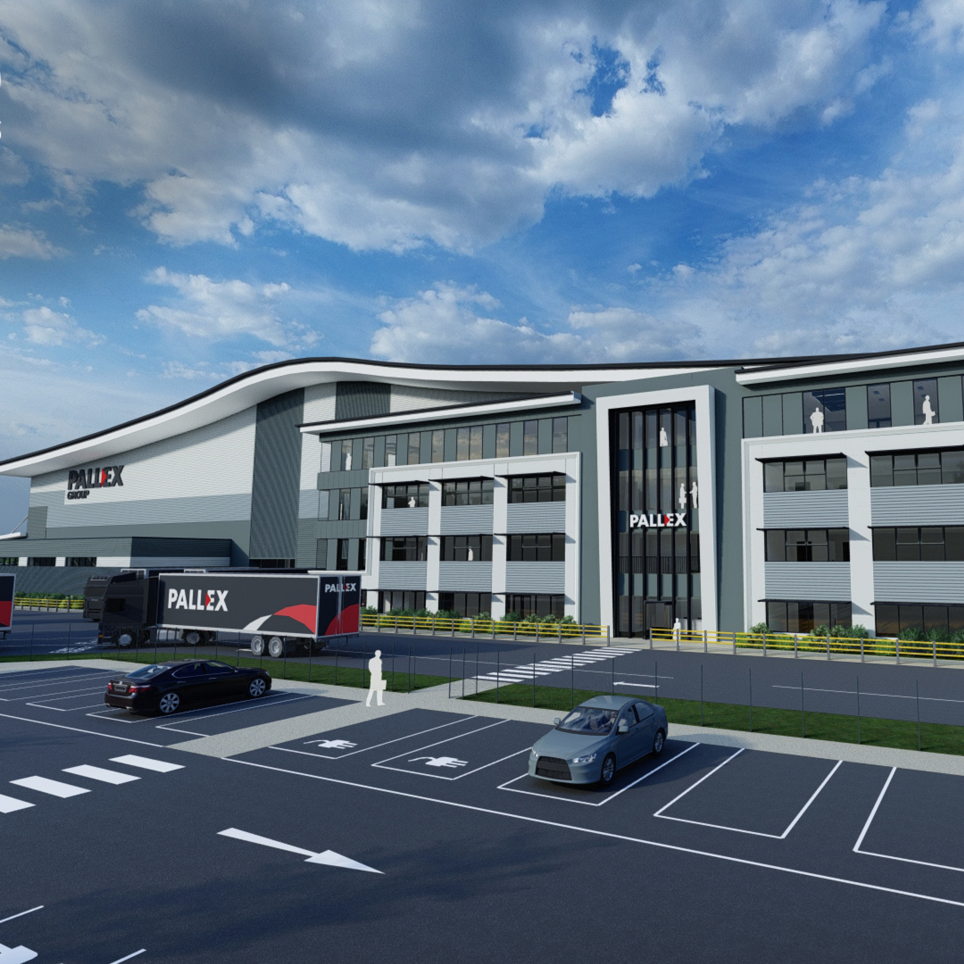 PallEx CGI of the front offices